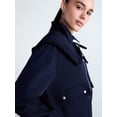 thumbnail image 5 of Free Assembly Women's and Women's Plus Ruffle Collar Bomber Jacket, Sizes XS-4X, 5 of 8