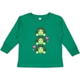 thumbnail image 3 of Inktastic Turtle Lover Hearts Girls Long Sleeve Toddler T-Shirt, 3 of 5