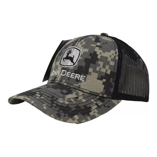 John Deere Gorra Original Camuflaje Kryptonic Camouflage con Malla