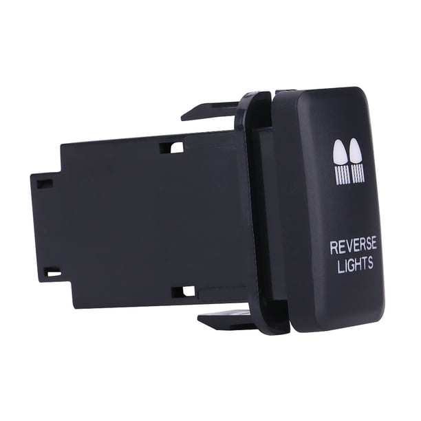 Barra de luces LED Interruptor basculante ENCENDIDO-APAGADO Luz LED, 12V LED azul Auto encendido/apagado Interruptor basculante para Toyota Hilux Landcruiser VIGO(REVERSE LIGHTS) Ecomeon no