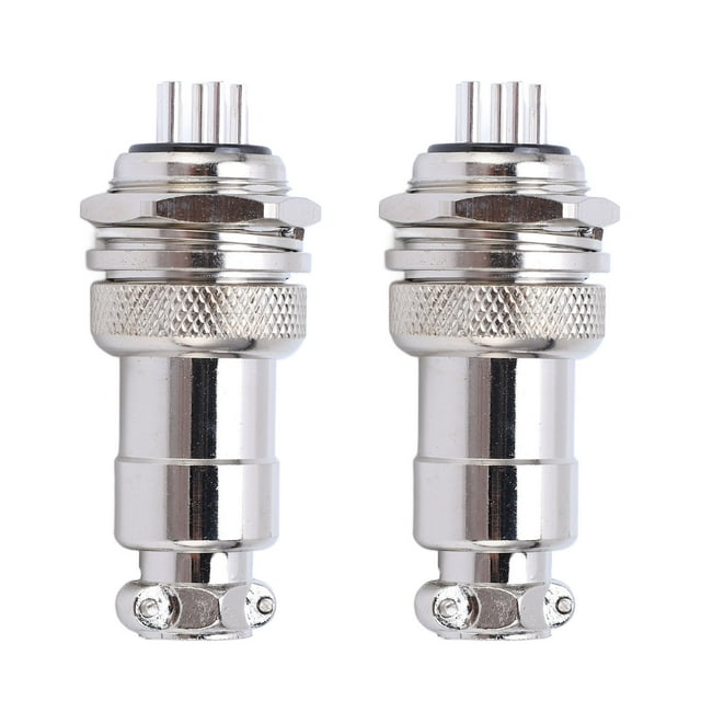 Conector de aviación de aleación de zinc, 2 unidades, macho y hembra, 20 mm, CA/CC.