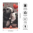 thumbnail image 2 of Fotbe Heart Guinea Pig Couple Pattern Premium Towels , (27.5x16in) Lightweight and Highly Absorbent Quick Drying Microfiber Towel, Perfect for Daily Use, 2 of 6