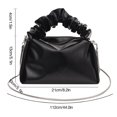 thumbnail image 4 of Bolso bandolera para mujer Fashionalbe PU Bolso de hombro para viajes de oficina (Negro), 4 of 8