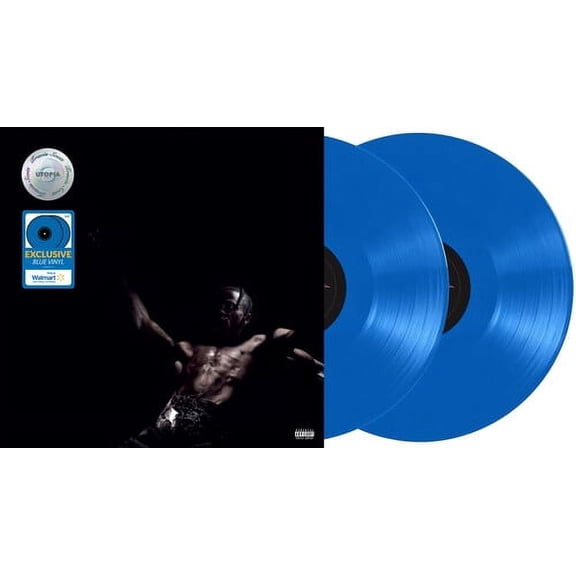 Travis Scott - UTOPIA (Walmart Exclusive Opaque Blue Vinyl) - Rap / Hip-Hop - 2LP