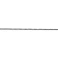 thumbnail image 3 of 14k Or Blanc 16 Pouces 1,25 Mm Chaîne Collier Pendentif Breloque Blé, 3 of 9