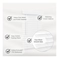 thumbnail image 5 of Cordless, 2 Inch Faux Wood Blind, 22.5" Wide x 24" Long, Window Blinds, Blinds & Shades, Blinds for Indoor Windows, Smooth, Bright White - 22.5" x 24",Bright White, 5 of 9