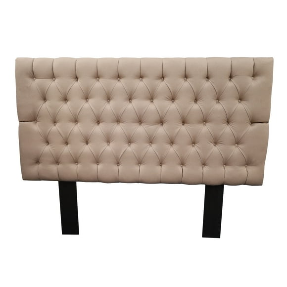 Cabecera El Bazar Store Capitonada Soho Beige matrimonial Moderna