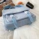 thumbnail image 5 of Bolsa Kawaii Bear Mochila japonesa Plaid Girl Student JK Crossbody Bags (Azul) Ehuebsd Para Estrenar, 5 of 9