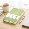 thumbnail image 5 of ipoul Linen Notebook, College Ruled, Hardcover, Lay Flat, B6, Small, 5x7, Thick, 100gsm, Green, Journal for Study, Office, Writing, 5 of 8