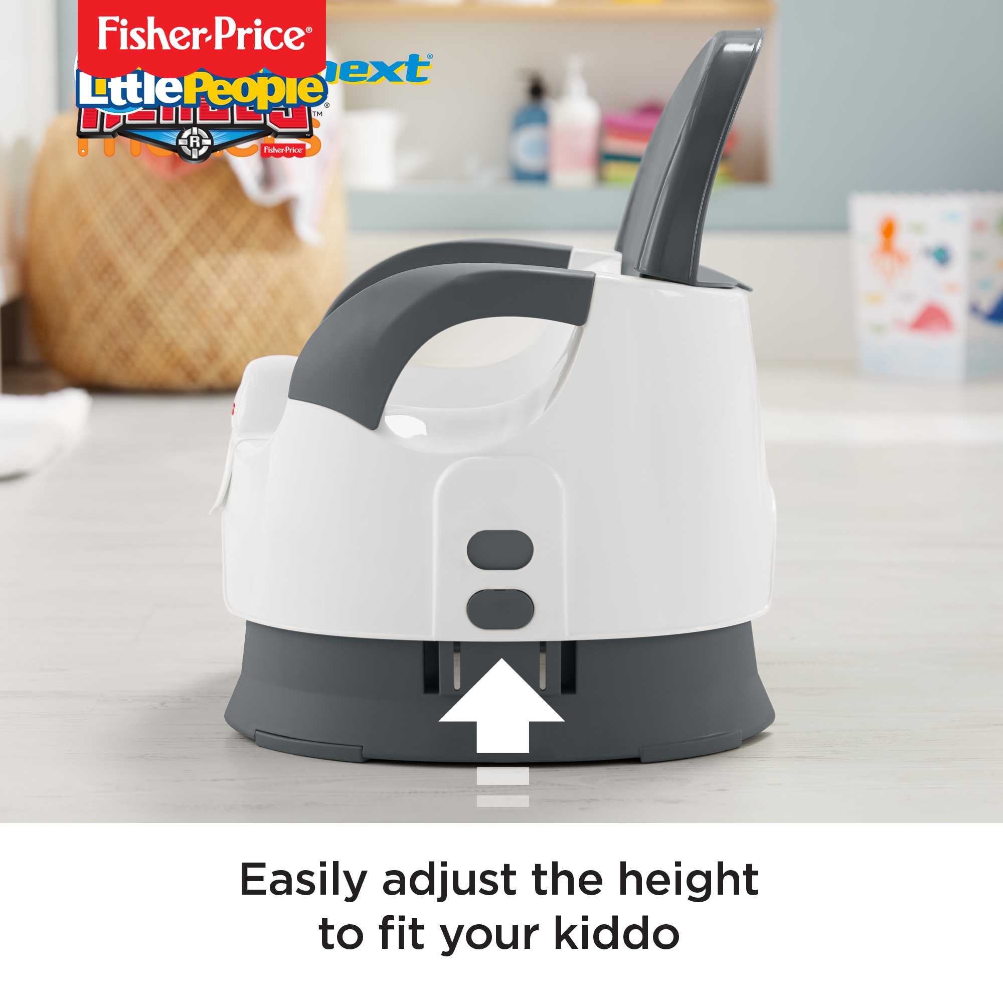 Fisher-Price Custom Comfort Potty Adjustable Toddler Training Toilet with Removable Bowl - image 5 of 7