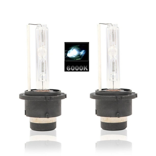 2x D2R 35W 6000K HID Xenon Replacement Low/High Beam Car Headlight Bulbs White