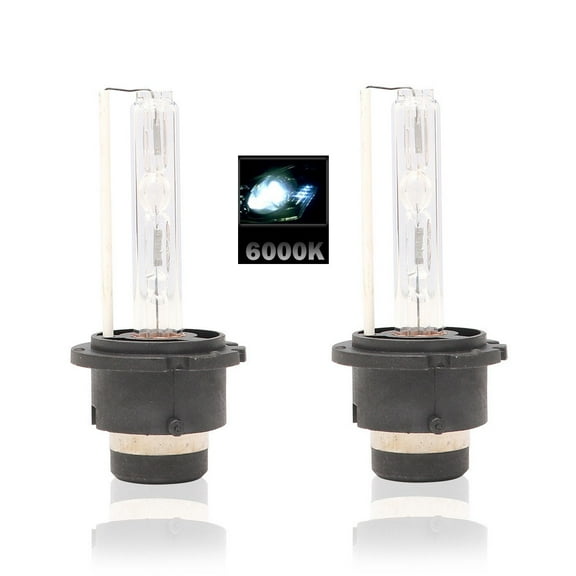 Lindmeyers D2R HID 35W White Xenon 6000K Automotive Bulb 2 Pack