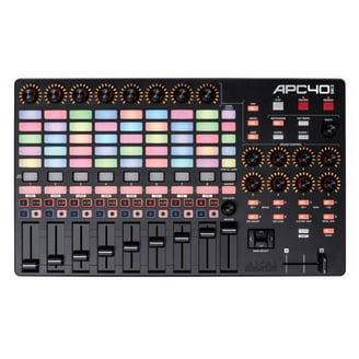 Akai Professional APC Mini MK2 USB MIDI Controller, 64 RGB Pads, 9