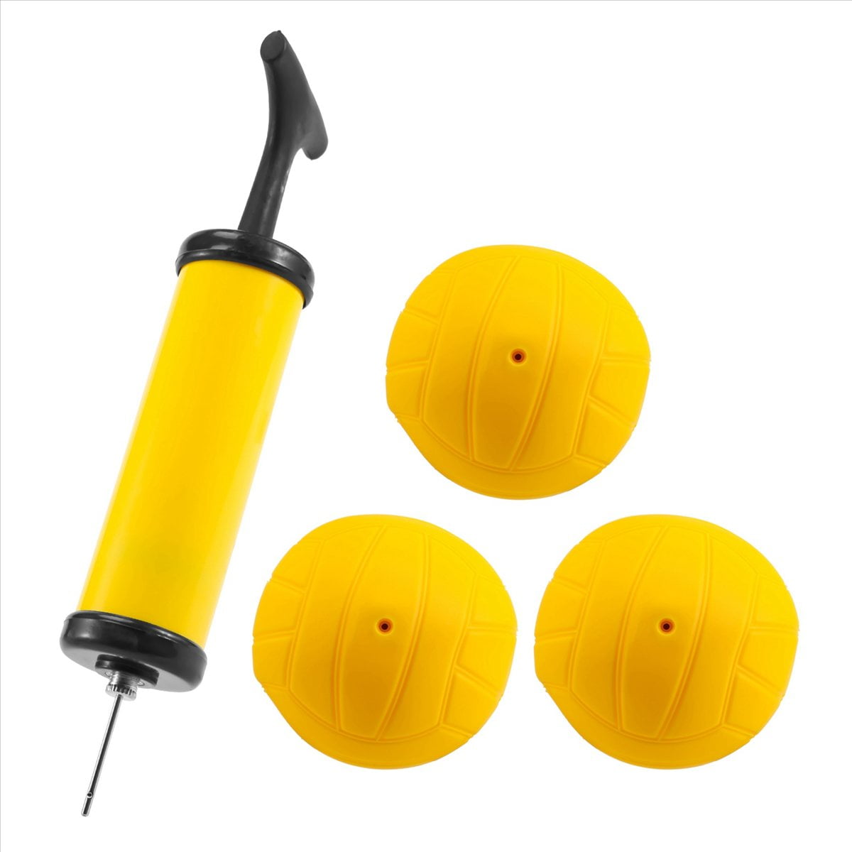 Roundnet Game Ball Replaceable Competitive Balls Mini Volleyball 18-Pack with Pump,18 x ball 6 x Pump