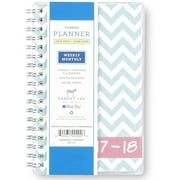Dabney Lee for Blue Sky "Ollie Aqua" 3.625 x 6.125 Weekly/Monthly Planner, Jul 2017 - Jun 2018