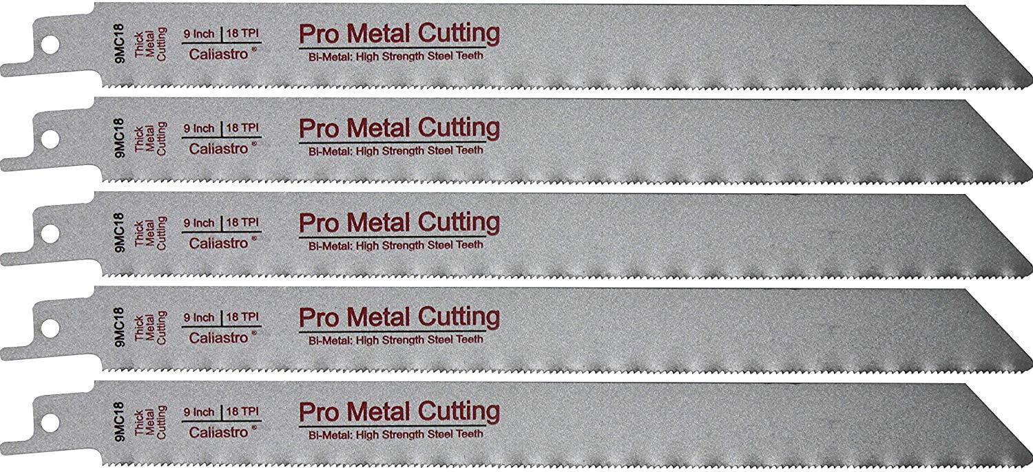 9 Inch Thick Metal Cutting Reciprocating Saw Blades (18 TPI) Made of