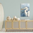 thumbnail image 4 of Stupell Industries Coastal Beach Bird on Blue Canvas Art, 30 x 45, by Petals Prints Design, 4 of 8