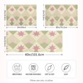 thumbnail image 2 of Yayeee Pillowcase Standard Size Set of 2 Satin Wrinkle Resistant Pillow Case, Pastel Green Geometric, 2 of 7