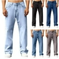 thumbnail image 7 of qucoqpe Mens Wide Leg Jeans Baggy Vintage Oversized Denim Pants Loose Fit Hip Hop Trousers, 7 of 7