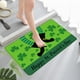 thumbnail image 4 of Uuiauoio Quick Dry Bath Mat for Bathroom,Super Absorbent Happy St. Patrick's Day Bath Rug Non-Slip Rubber Backing,Machine Washable Bathroom Floor Mat for Shower, Tub, Sink Area Green Clover 16x24, 4 of 6