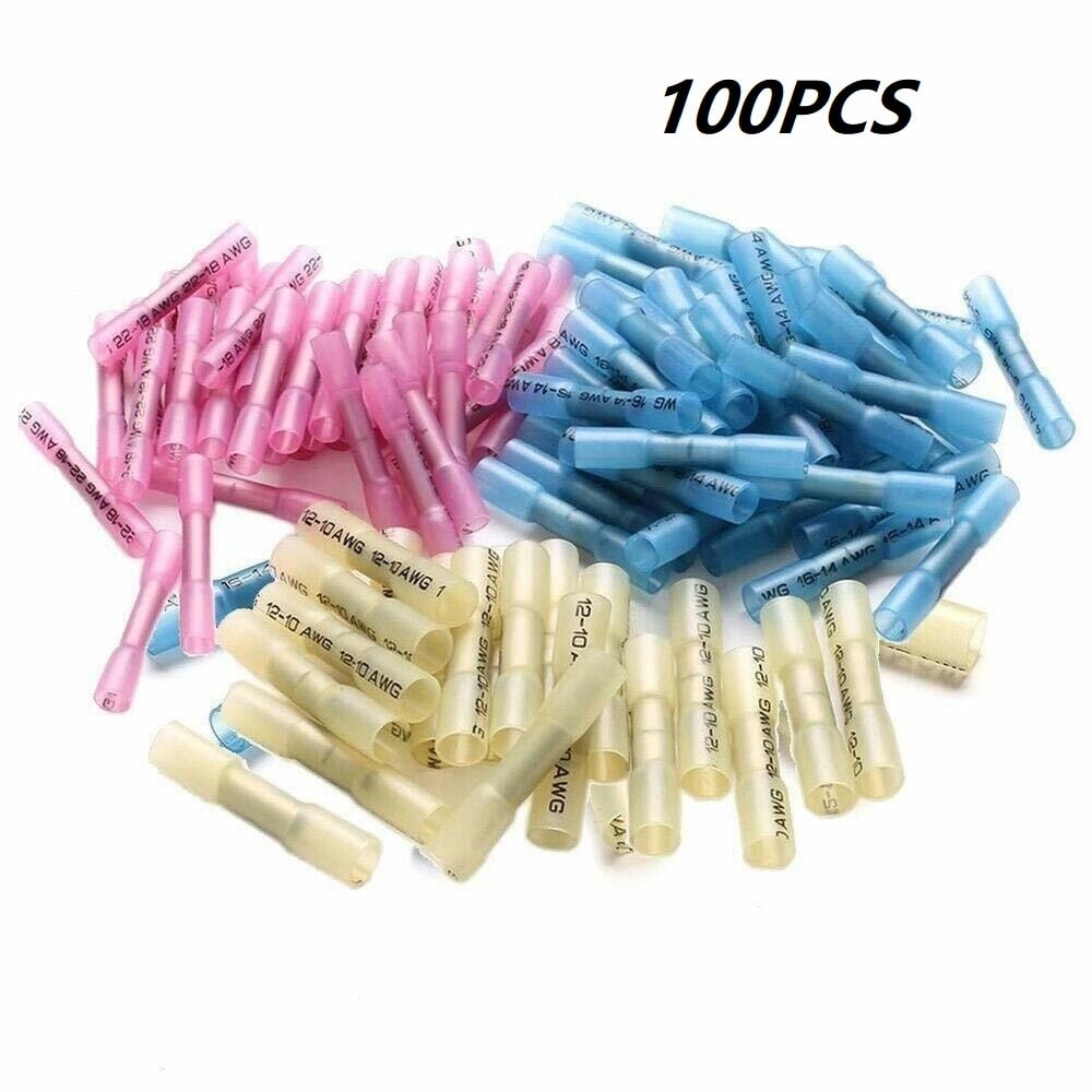 Solder Seal Wire Connectors, Heat Shrink Butt Wire Connector Kits
