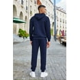 thumbnail image 4 of COOFANDY Men's Tracksuits 2 Pieces Waffle Hoodies Sweatsuit Sets Sports Jogging Suit Set, 4 of 10