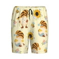 thumbnail image 4 of Fotbe Watercolor Bee Honey Honeycomb Bee Pajama Shorts for Men, Men's Pajama Bottoms, Sleepwear,Short Pajama Pants-Small, 4 of 9