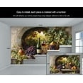thumbnail image 5 of Red Wine Glass Custom Mural- Fresh Grapes Mural, European Arch Large Murals For Living Room Bedroom, Wine Grapes Murals 55"W x 28"H (Not Peel and Stick), 5 of 6