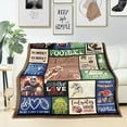 thumbnail image 4 of Football Gifts for Boy Football Blanket 50"X60", Football Gifts for Men, Gifts for Football Lovers, Football Lovers Gift Ideas Warm Flannel Football Throw Blanket, 4 of 6