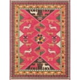 thumbnail image 3 of Unique Loom Sedona Collection Area Rug - Cuyahoga (9' x 12' Rectangle Pink/Brown), 3 of 7