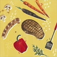 thumbnail image 2 of Throw it on the Grill IV by Victoria Borges, Canvas Wall Art, 12W x 12H, 2 of 2