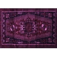 thumbnail image 1 of Ahgly Company Indoor Rectangle Persian Purple Traditional Area Rugs, 6' x 9', 1 of 4