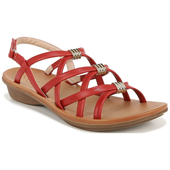 SOUL Naturalizer Womens Sierra Strappy Flat Sandals - Medium & Wide Width