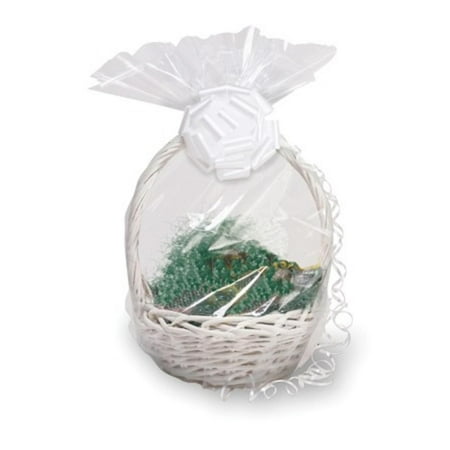 bags clear cellophane basket gift pack christmas club snowflake
