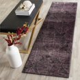 thumbnail image 3 of Safavieh Vintage 3'3" X 5'7" Power Loomed Viscose Pile Rug in Charcoal, 3 of 8