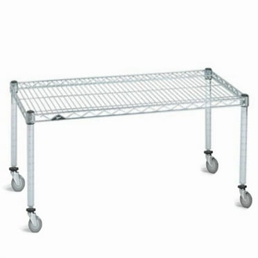 36" Deep x 60" Wide x 20" High Chrome Mobile Dunnage Rack