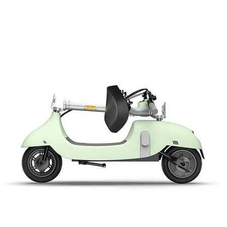 OKAI - Ceetle Pro Electric Scooter with Foldable Seat w/35 Miles Operating Range & 15.5mph Max Speed - Green