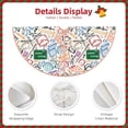 thumbnail image 5 of Balery Back To School Printed Christmas Tree Skirt , Merry Christmas Party Christmas Tree Decoration,Adjustable Tree Skirt-36", 5 of 8