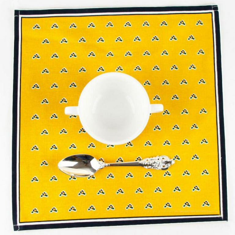 Kitchen Cloth Napkins 12 by 13 Inches, 6 Pack Print Dinner Napkins, Cotton Linen Soft Durable Napkins, Size: 31*35cm/12.2''*13.78