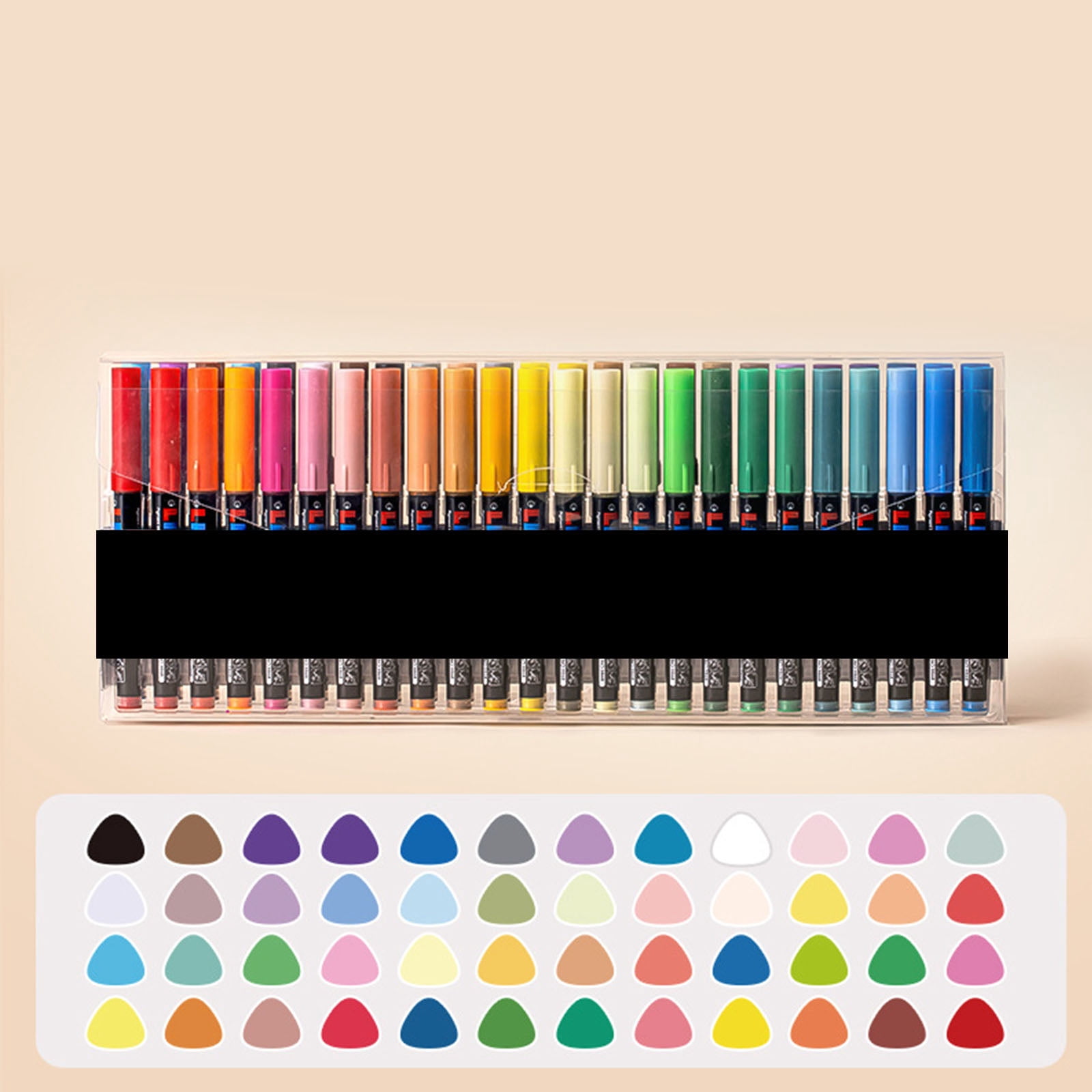 12/24/36/48 Color Acrylic Paint Pen Liquid Brush Acrylic Marker for Painting on Paper Stone Glass Canvas Ceramic