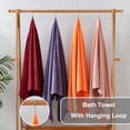 thumbnail image 5 of Jessy Home 6 Piece Towel Set Orange Red Soft Bath Towel Set for Bathroom-2 Bath Towels, 2 Hand Towels, 2 Washcloths Highly Absorbent Bath Sheet for Hotel & Spa, 5 of 7