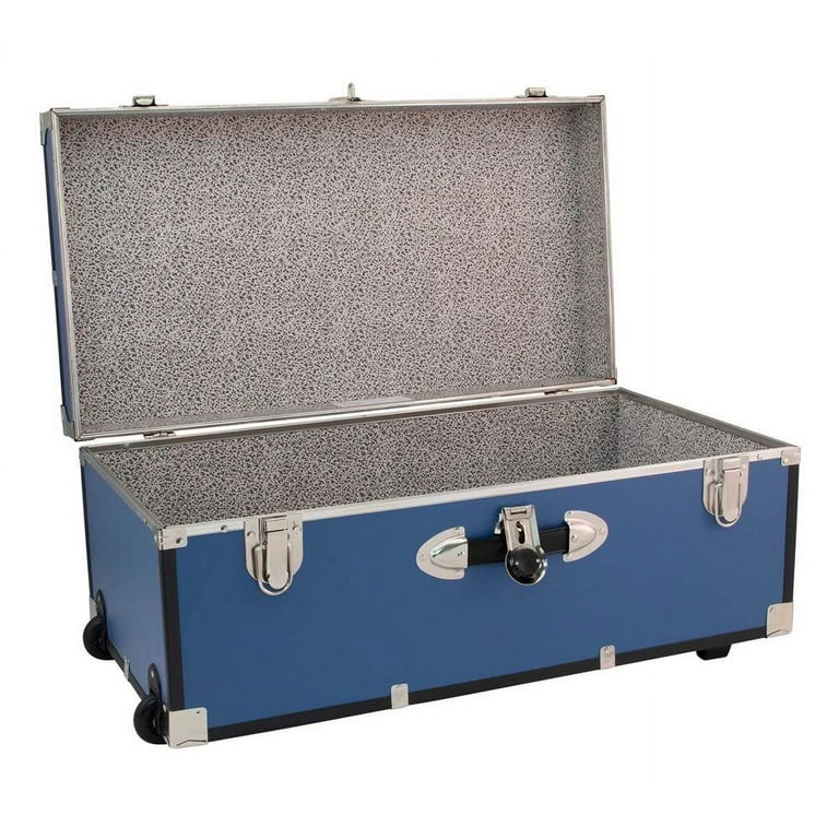 Seward Trunks Lockable Adult Wood Storage Chest with Wheels