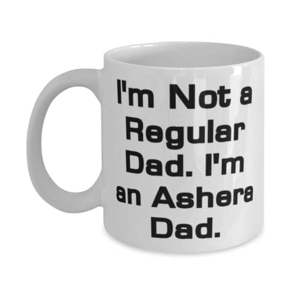 Reusable Ashera Cat, I'm Not a Regular Dad. I'm an Ashera Dad, Inspire Holiday 11oz Mug From Cat Lovers