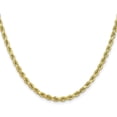 thumbnail image 2 of Solid 10k Yellow Gold 4mm Diamond-cut Rope Chain - 26", 2 of 8