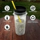 thumbnail image 4 of 2 vasos de 16 oz con cuatro tapas para BL660, BL770, BL740/QB3000, 4 of 8