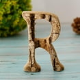 thumbnail image 2 of Solid Wood 26 Alphabet Letter Marquee Spells Wall Door Road Floating Sign R, 2 of 8