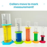 hand2mind Starter Science Graduated Cylinder Set, Science Lab Equipment Kids, Measuring Toys for Kids