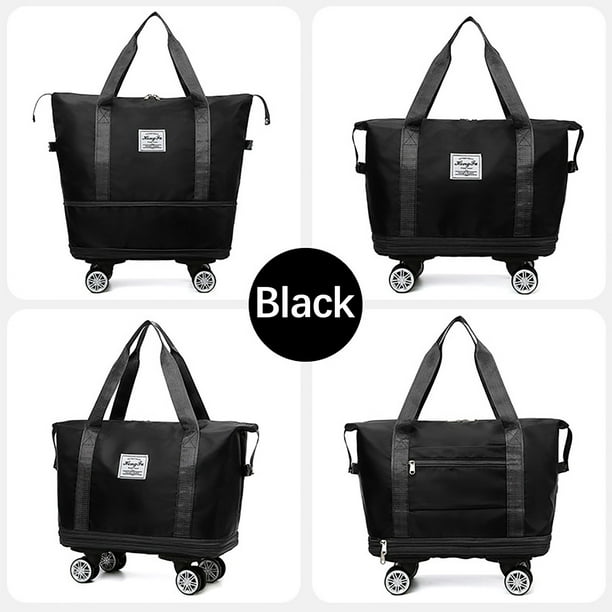 Organizadores de armario y almacenamiento, Organización y almacenamiento, Contenedores de almacenamiento, Bolsa de viaje universal con ruedas, Bolsa de viaje impermeable y plegable de gran capacidad,