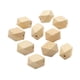thumbnail image 4 of 10 Uds. de madera duraderas Color sólido geométrico 2 cm x 3 cm espaciadoras de madera para llavero de vacaciones adornos de fiesta Color de la madera, 4 of 9