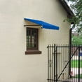 thumbnail image 3 of Awntech 3.38 Ft Dallas Retro Straight Slope Fixed Awning with Anodized Arms (40.5in x 18in x 36in), Bright Blue, 3 of 5